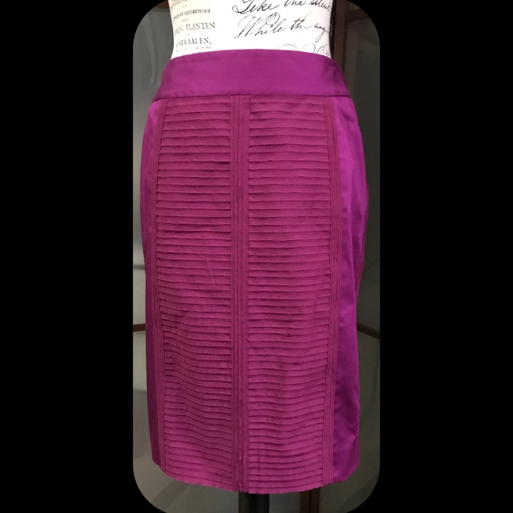 WHITE HOUSE/ BLACK MARKET Sexy Purple Skirt Sz 4